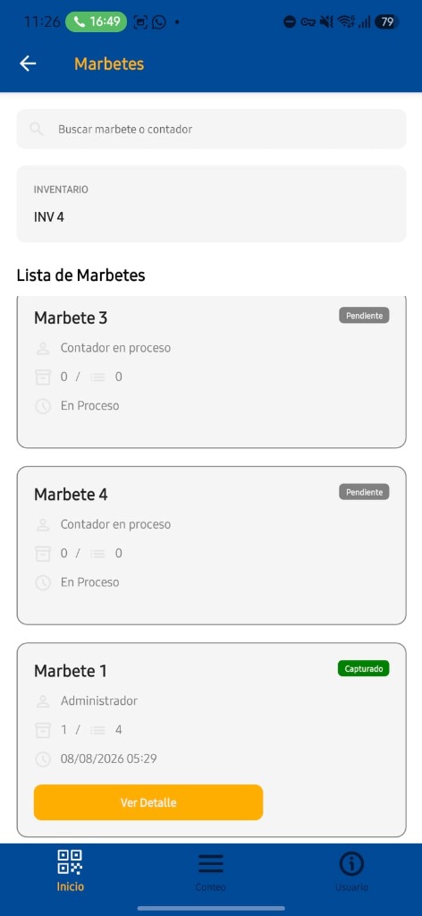 Lista de Marbetes por Zonas y Estados